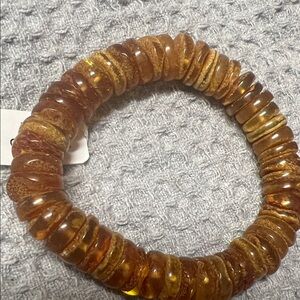 Amber Beaded Bracelet